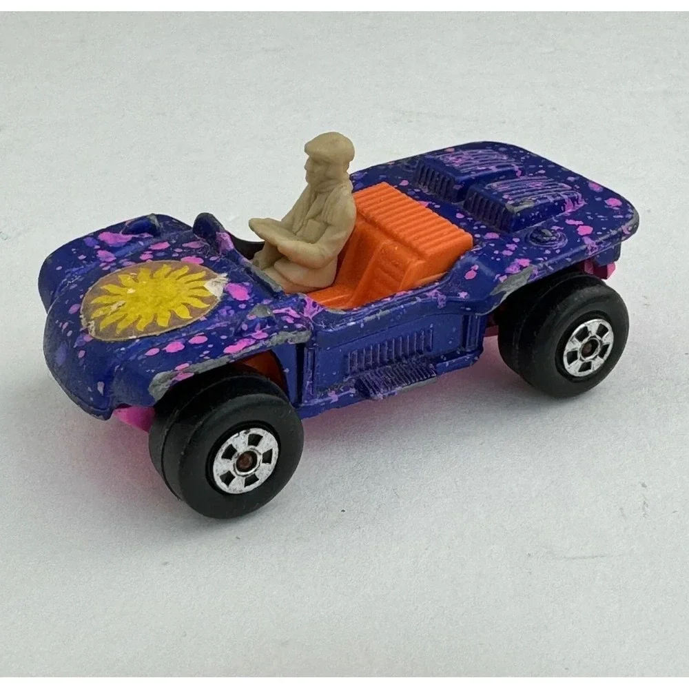 Vtg 1973 Matchbox Rolamatics No 47 Beach Hopper Purple Pink Splatter‎ Lesney